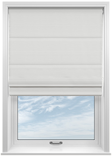 Tussah, Snowdrift - Roman Blind